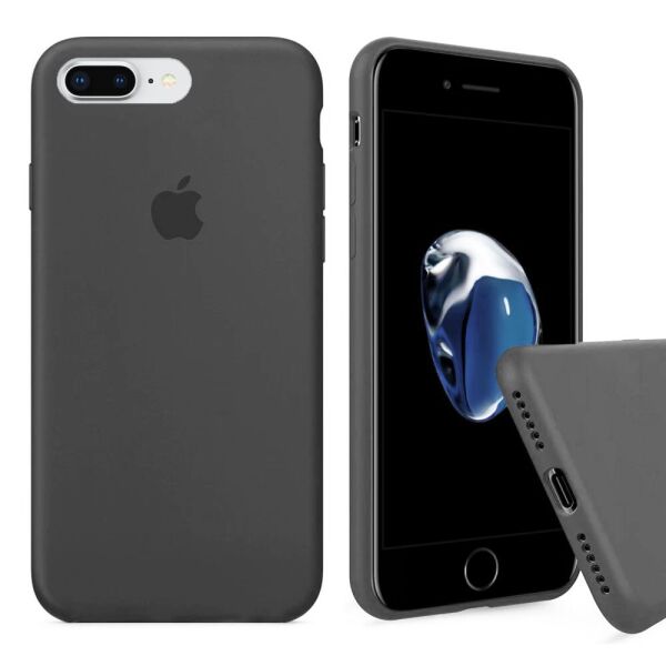 

Чехол Silicone Full Cover для iPhone 7 Plus / 8 Plus Dark Grey