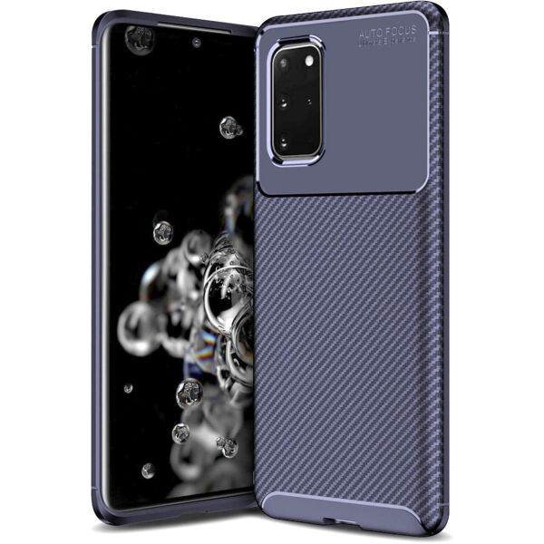 

Чехол Carbon Case для Samsung G985 Galaxy S20 Plus Blue