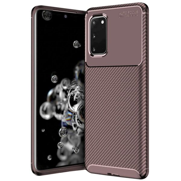 

Чехол Carbon Case для Samsung G980 Galaxy S20 Brown