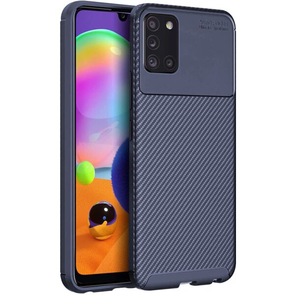 

Чехол Carbon Case для Samsung A315 Galaxy A31 Blue
