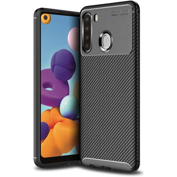 

Чехол Carbon Case для Samsung A215 Galaxy A21 Black