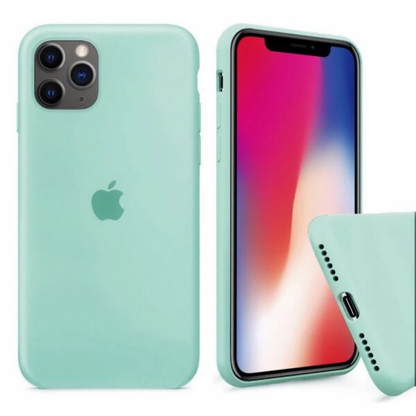 

Чехол Silicone Full Cover для iPhone 11 Pro Max Turquise