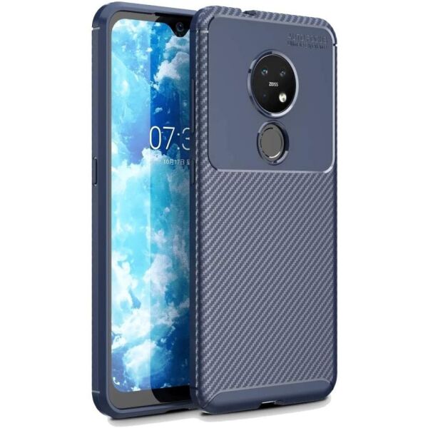 

Чехол Carbon Case для Nokia 7.2 / 6.2 Blue