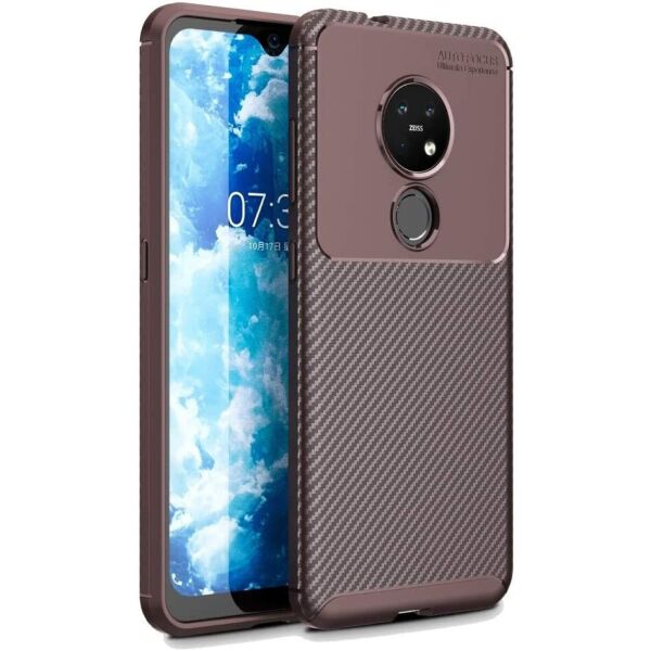 

Чехол Carbon Case для Nokia 7.2 / 6.2 Brown