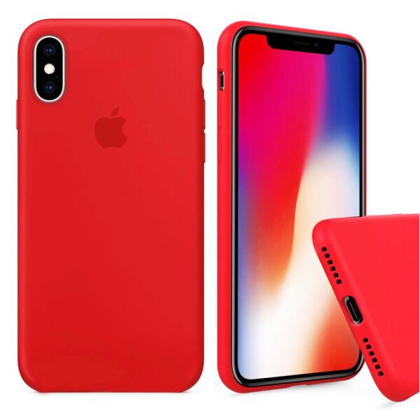 

Чехол Silicone Full Cover для iPhone X / XS Red