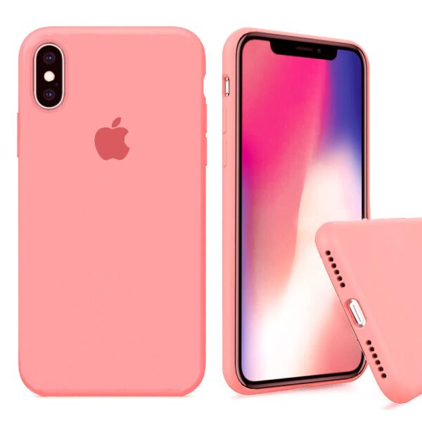 

Чехол Silicone Full Cover для iPhone X / XS Light Pink