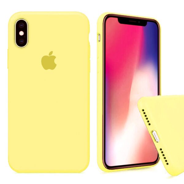 

Чехол Silicone Full Cover для iPhone X / XS Mellow Yellow