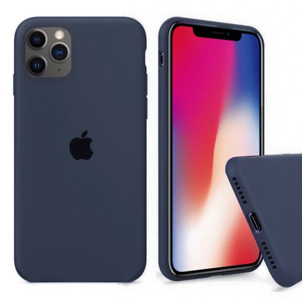 

Чехол Silicone Full Cover для iPhone 11 Pro Dark Blue