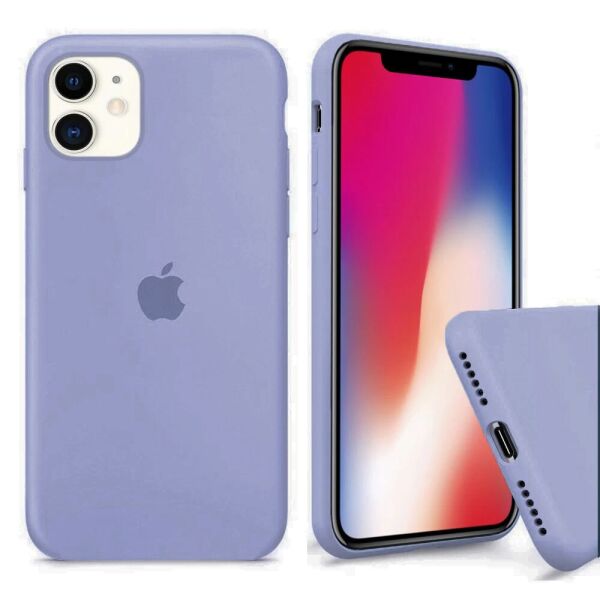 

Чехол Silicone Full Cover для iPhone 11 Lavender Grey
