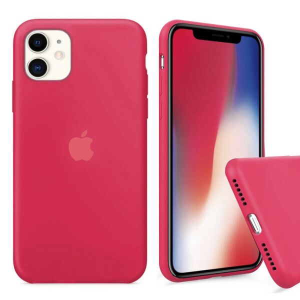 

Чехол Silicone Full Cover для iPhone 11 Rose Red