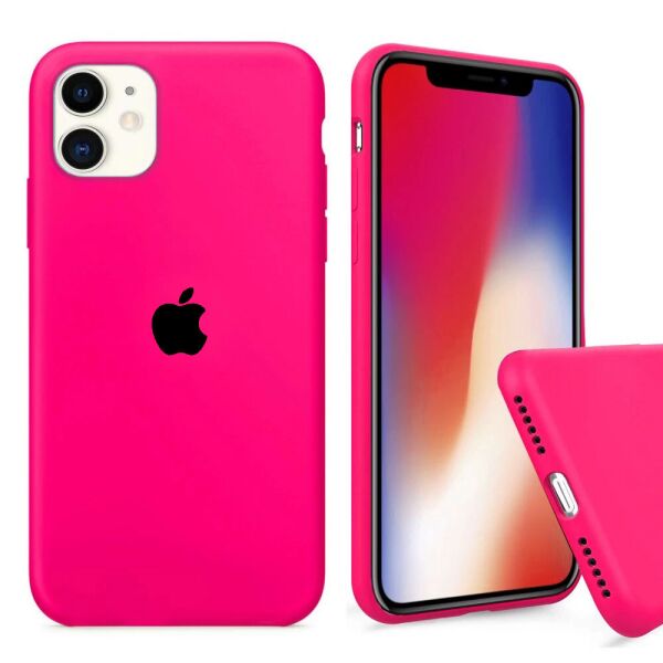 

Чехол Silicone Full Cover для iPhone 11 Shiny Pink