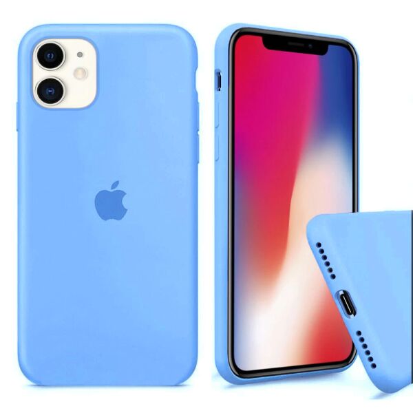 

Чехол Silicone Full Cover для iPhone 11 Cornflower