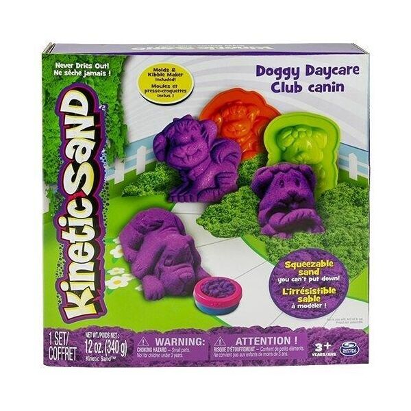 

Игрушка KINETIC SAND DOGGY (фиолетовый, зеленый, формочки, 340г)