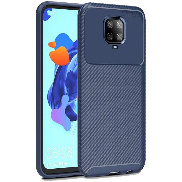 

Чехол Carbon Case для Xiaomi Redmi Note 9 Pro / Note 9s / Note 9 Pro Max Blue