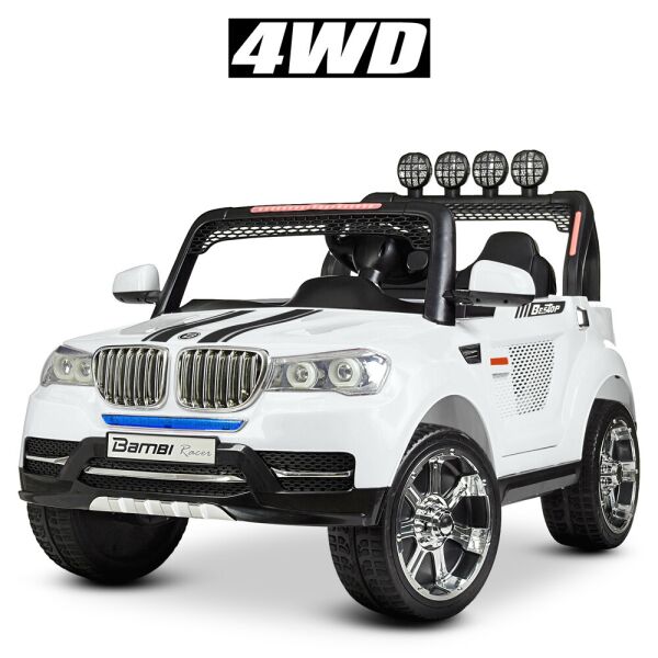 

Детский электромобиль Джип Bambi M 3118 EBLR-1 BMW, белый