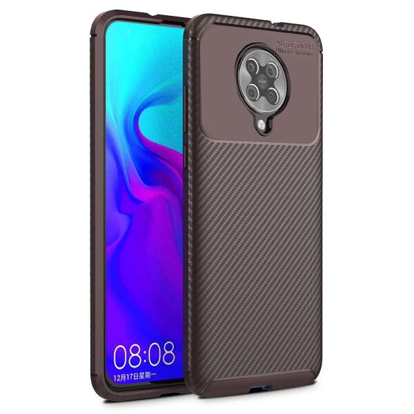

Чехол Carbon Case для Xiaomi Redmi K30 Pro / Poco F2 Pro Brown