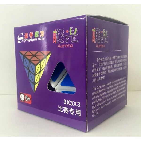 

Головоломка ShengShou Aurora Pyraminx Пирамидка (белый)
