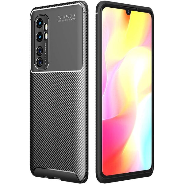 

Чехол Carbon Case для Xiaomi Mi Note 10 Lite Black