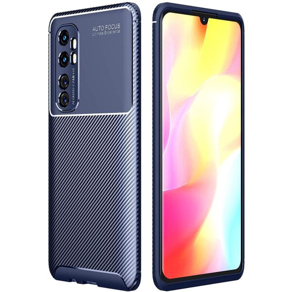 

Чехол Carbon Case для Xiaomi Mi Note 10 Lite Blue