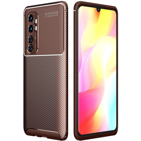 

Чехол Carbon Case для Xiaomi Mi Note 10 Lite Brown