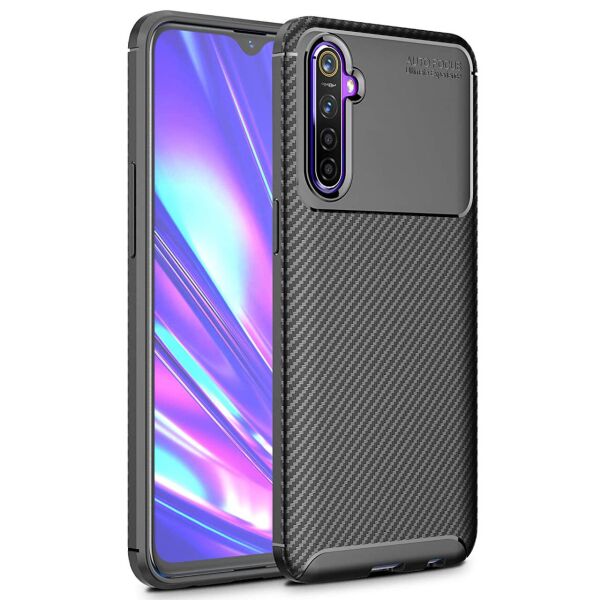 

Чехол Carbon Case для Realme XT / Realme X2 Black