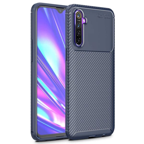 

Чехол Carbon Case для Realme XT / Realme X2 Blue