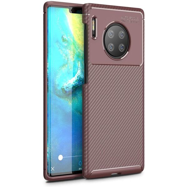 

Чехол Carbon Case для Huawei Mate 30 Brown