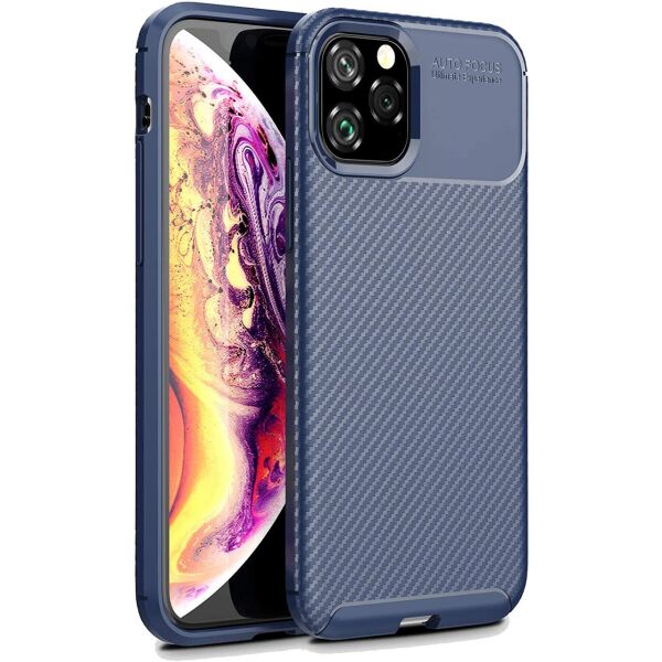 

Чехол Carbon Case для Apple iPhone 11 Pro Blue