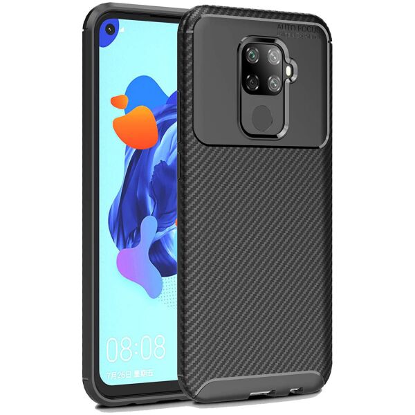

Чехол Carbon Case для Huawei Mate 30 Lite Black