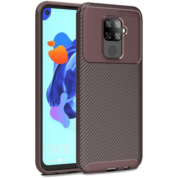 

Чехол Carbon Case для Huawei Mate 30 Lite Brown