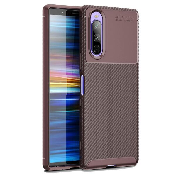 

Чехол Carbon Case для Sony Xperia 10 II Brown