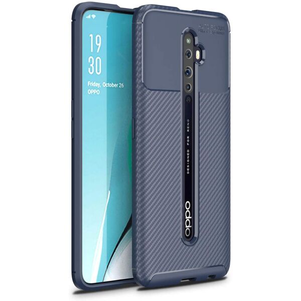 

Чехол Carbon Case для Oppo Reno 2Z / 2F Blue