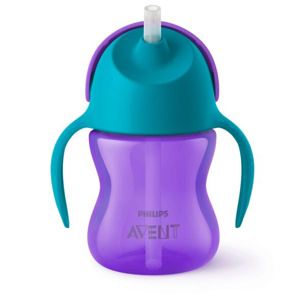 

Чашка Avent с трубочкой 210 мл. 9+ сиреневый SCF796/02 (SCF796/02)