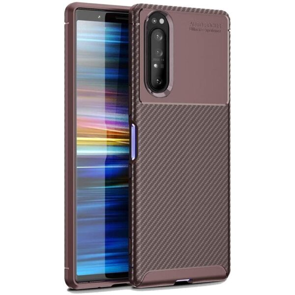 

Чехол Carbon Case для Sony Xperia 1 II Brown