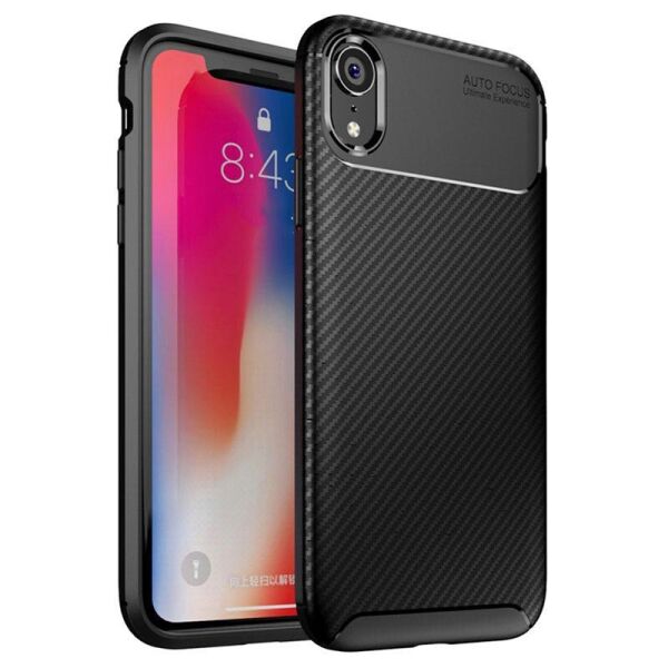 

Чехол Carbon Case для Apple iPhone XR Black
