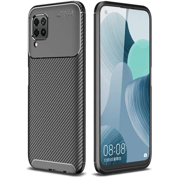 

Чехол Carbon Case для Huawei P40 Lite Black