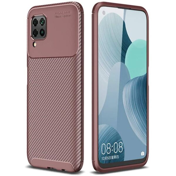 

Чехол Carbon Case для Huawei P40 Lite Brown