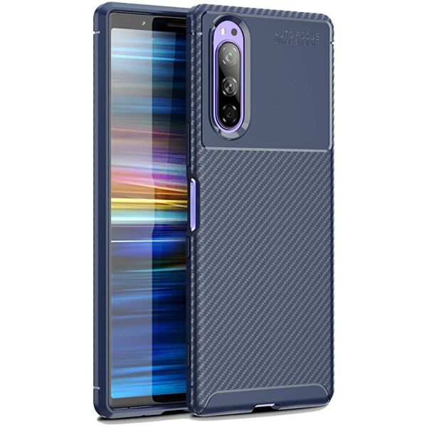 

Чехол Carbon Case для Sony Xperia 5 Blue