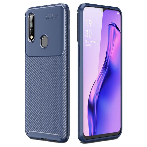 

Чехол Carbon Case для Oppo A31 / A8 Blue