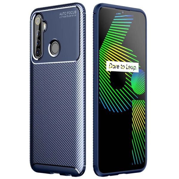 

Чехол Carbon Case для Realme 6i Blue