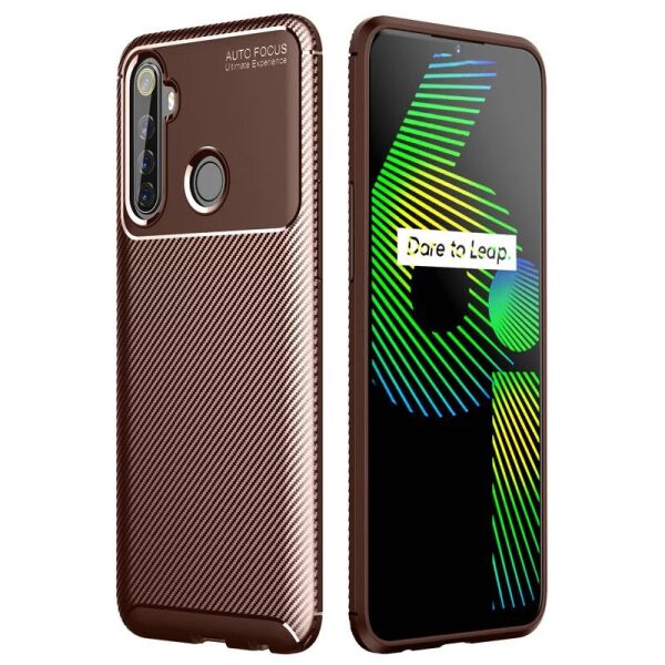 

Чехол Carbon Case для Realme 6i Brown