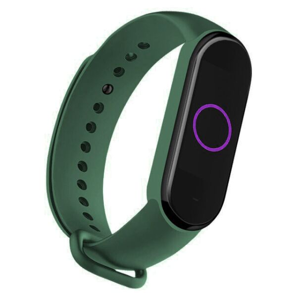 

Ремешок Colored Strap для Xiaomi Mi Band 5 Dark Green