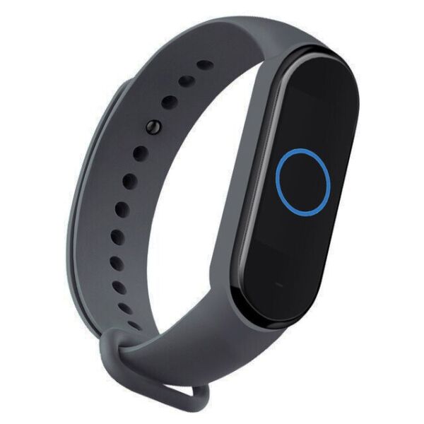 

Ремешок Colored Strap для Xiaomi Mi Band 5 Dark Grey