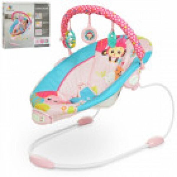 

Детский шезлонг-качалка Mastela 6316 сине-розовый