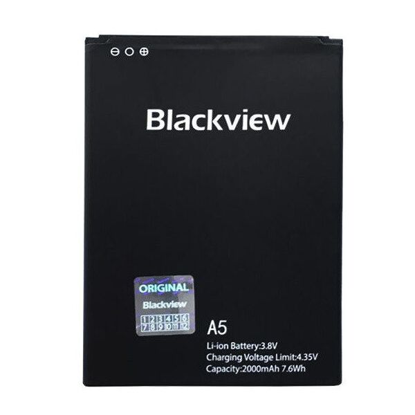 

Аккумулятор Blackview A5 2000mAh
