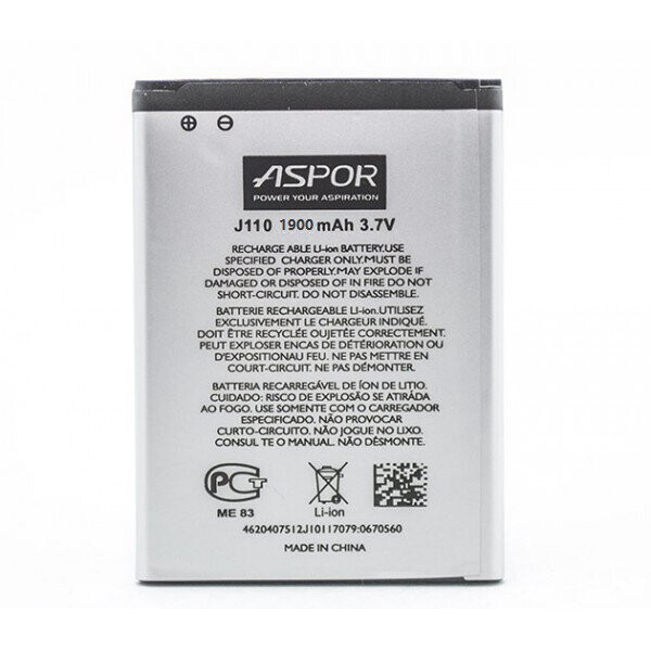 

Аккумулятор Aspor EB-BJ110ABE 1900mAh к телефону Samsung J110G Galaxy J1 Ace, J110L Galaxy J1 Ace, J110M