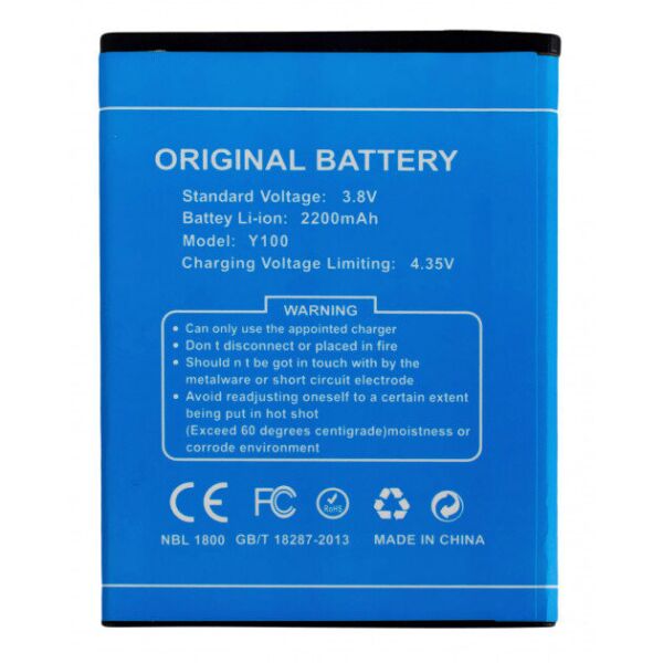 

Аккумулятор Doogee Valencia 2 Y100/Y100 Pro 2200mAh