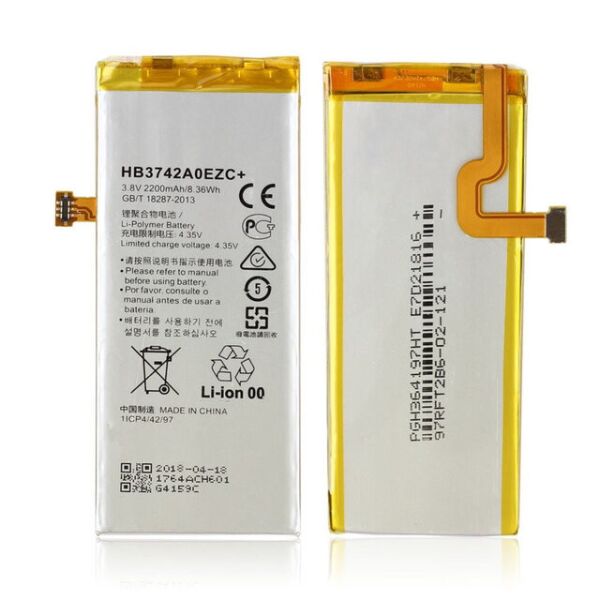 

Аккумулятор HB3742A0EZC + 2200mAh к Huawei P8 Lite