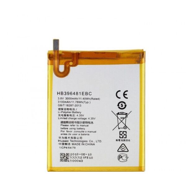 

Аккумулятор HB396481EBC 3100mAh к Huawei Y6 II/Honor 5A/Honor 5X/Honor 6 H60-L02/GR5/Honor X5