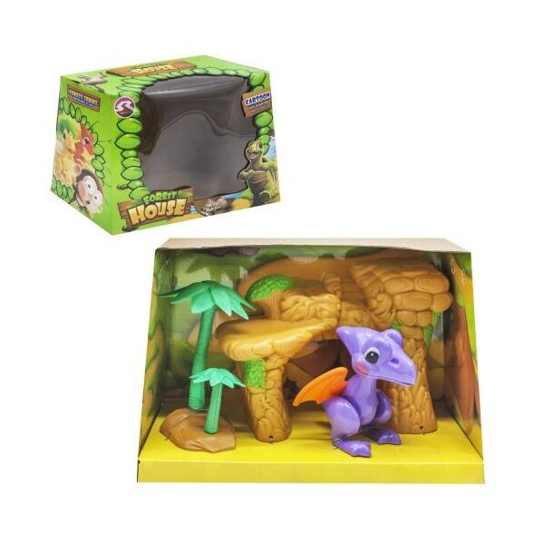 

Игровой набор Forest House (фиолетовый динозаврик) T15/T18